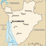 Burundi map